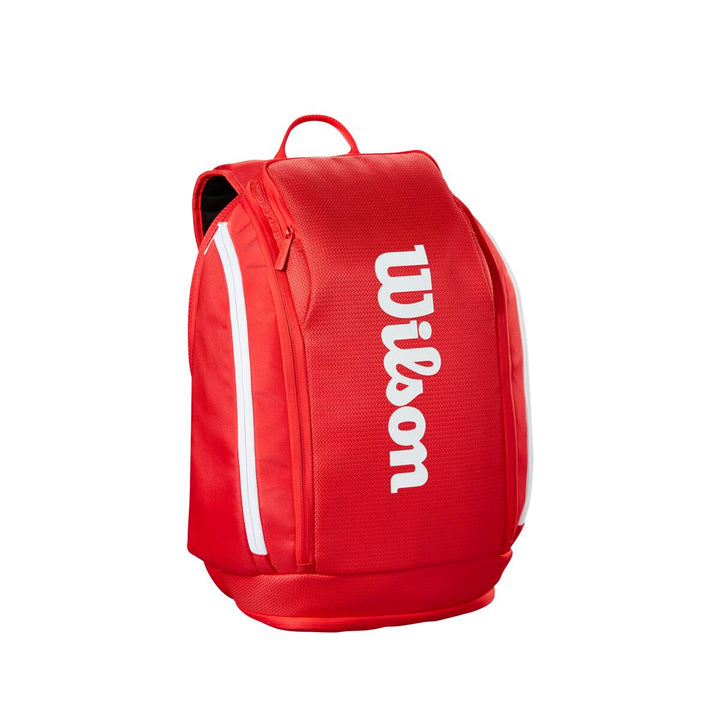 Wilson Super Tour Backpack Tennisrucksack rot weiß