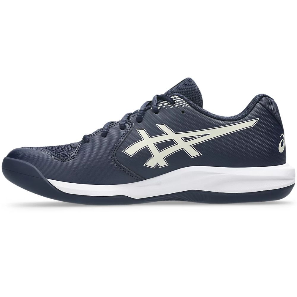Asics Herren Gel-Dedicate 9 Indoor-Tennisschuh dunkelblau-weiß 45