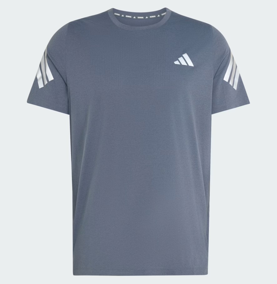 Adidas Herren ADI 365 Laufshirt/Trainingsshirt grau-weiß XL