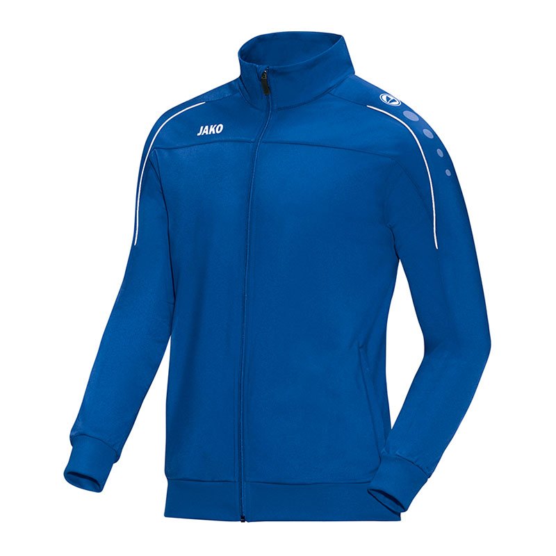 Jako Herren Classico Polyesterjacke Trainingsjacke blau-weiß XXL