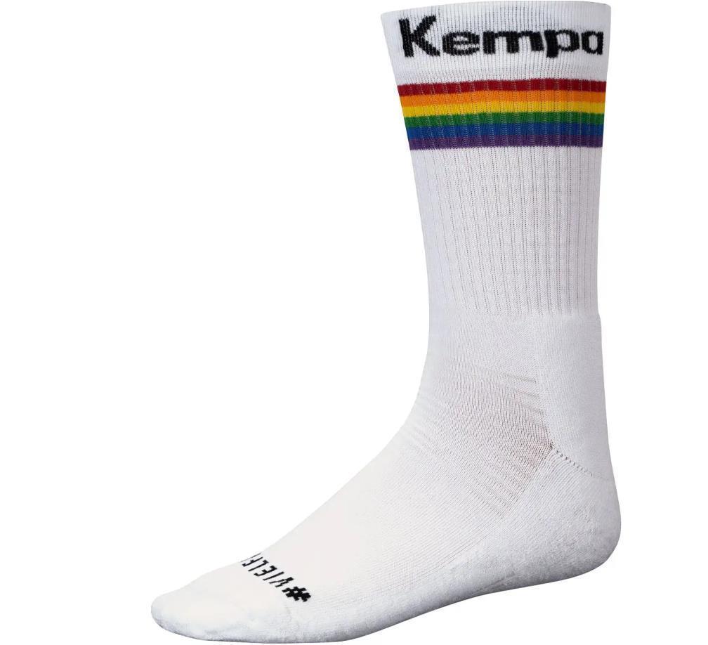 Kempa Unisex Team Classic Socken weiß Regenbogen 41-45