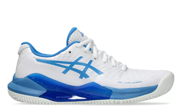Asics Damen Gel- Challenger 14 Clay Tennisschuh Sandplatzschuh weiß 42,5