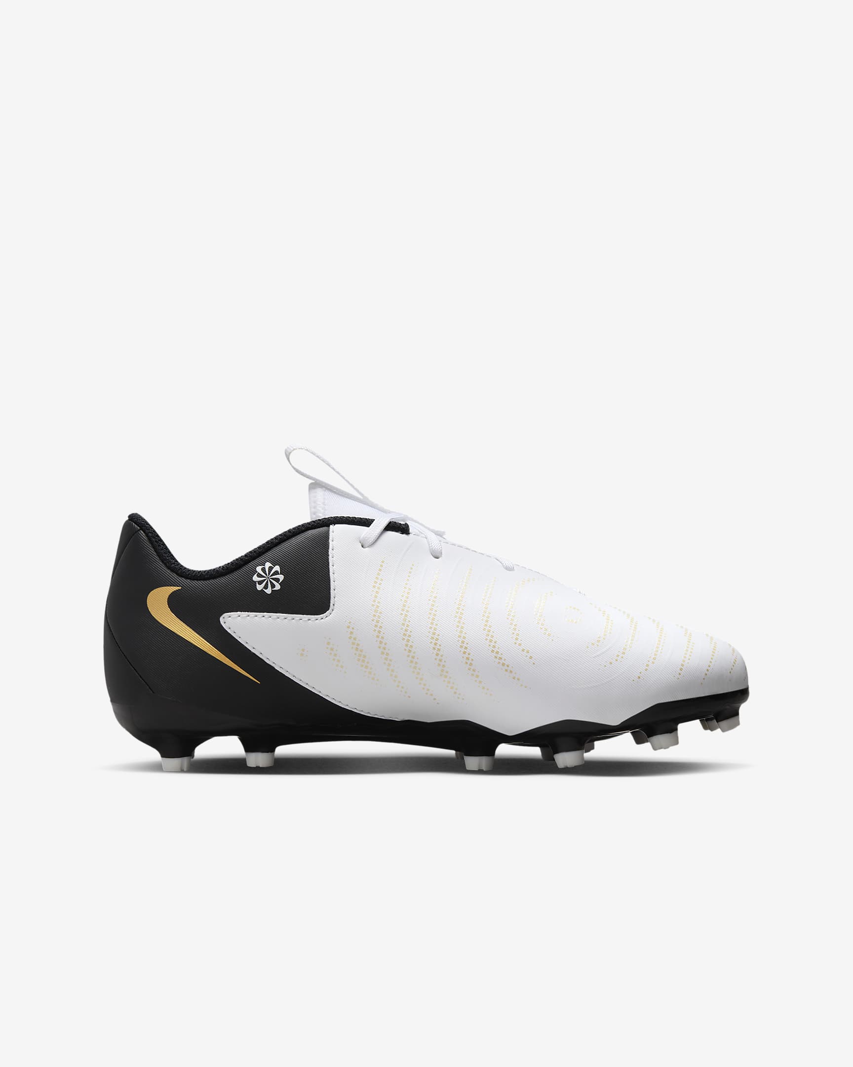 Nike Kinder Phantom GX II Academy Fußballschuh schwarz-weiß