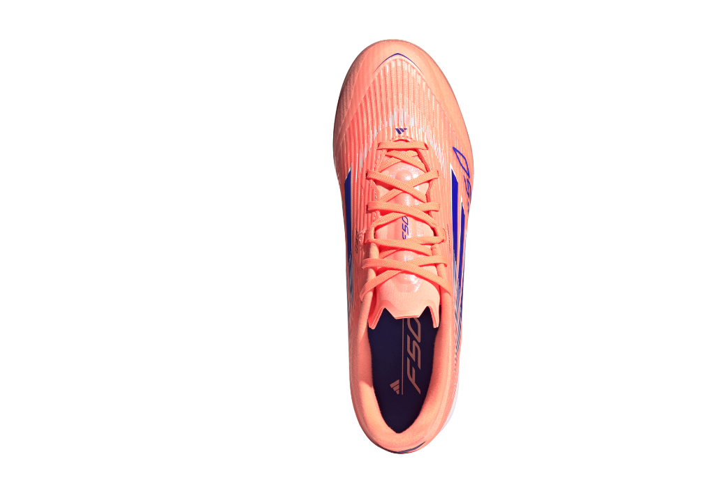 Adidas Herren F50 League Fußballschuh Fußballhallenschuh neonorange blau 44
