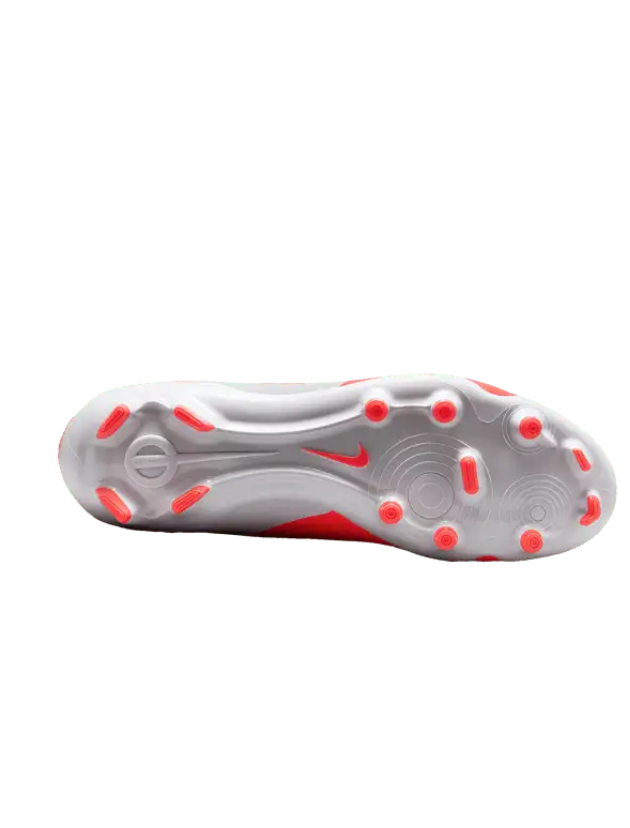 Nike Herren Tiempo Legend 10 Academy Fußballschuh FG/MG neon coral, weiß