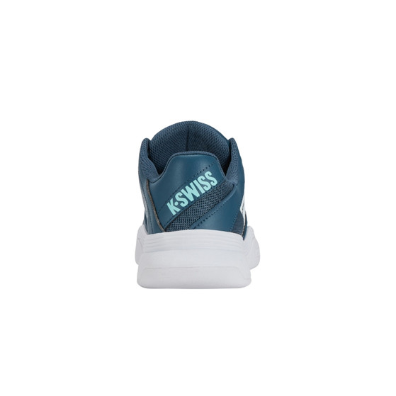 K- Swiss Kinder Court Express Tennisschuh Teppich petrol- weiß 32,5