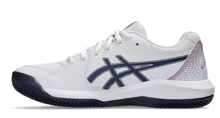Asics Damen Gel Dedicate 8 Clay Tennisschuh Sandplatzschuh weiß