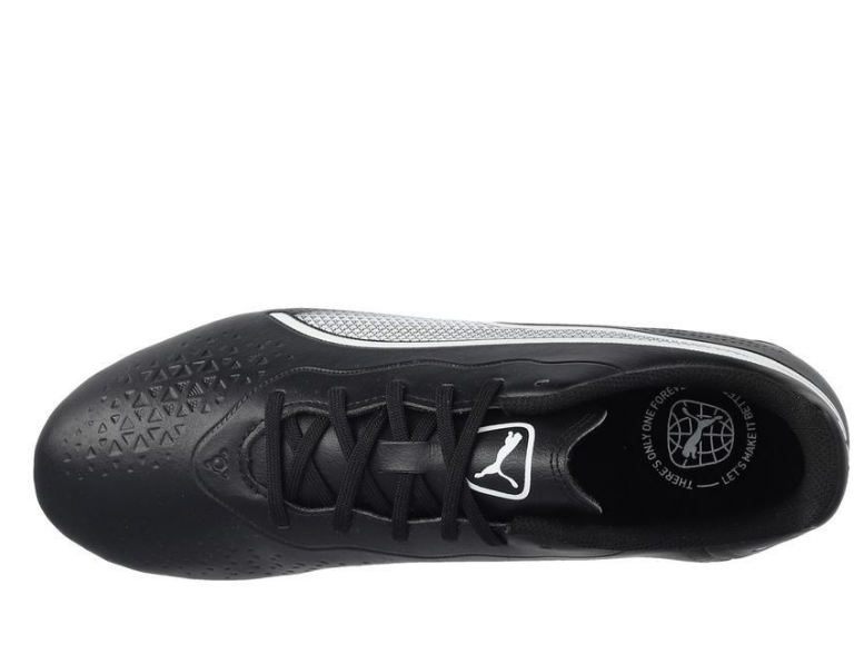 Puma Herren King Match Fußballschuh schwarz-weiß