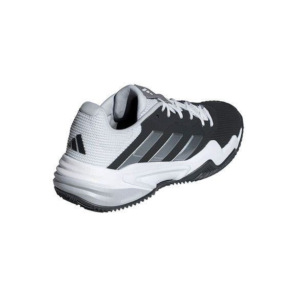 Adidas Herren Barricade 13 Clay Tennisschuh schwarz-weiß-grau