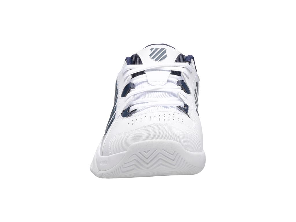 K-Swiss Herren Receiver V Tennissschuh weiß-dunkelblau-silber 39.5
