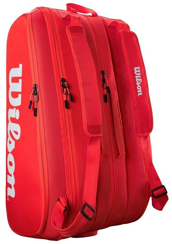 Wilson Super Tour 15PK Tennistasche rot weiß