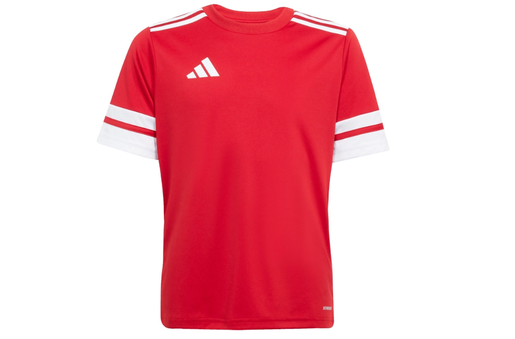 Adidas Kinder Squadra 25 T- Shirt Trainingsshirt rot weiß 164