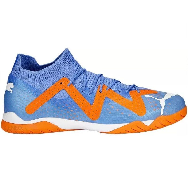 Puma Herren Future Match IT Fußballschuh Hallenschuh blau-orange-weiß 47