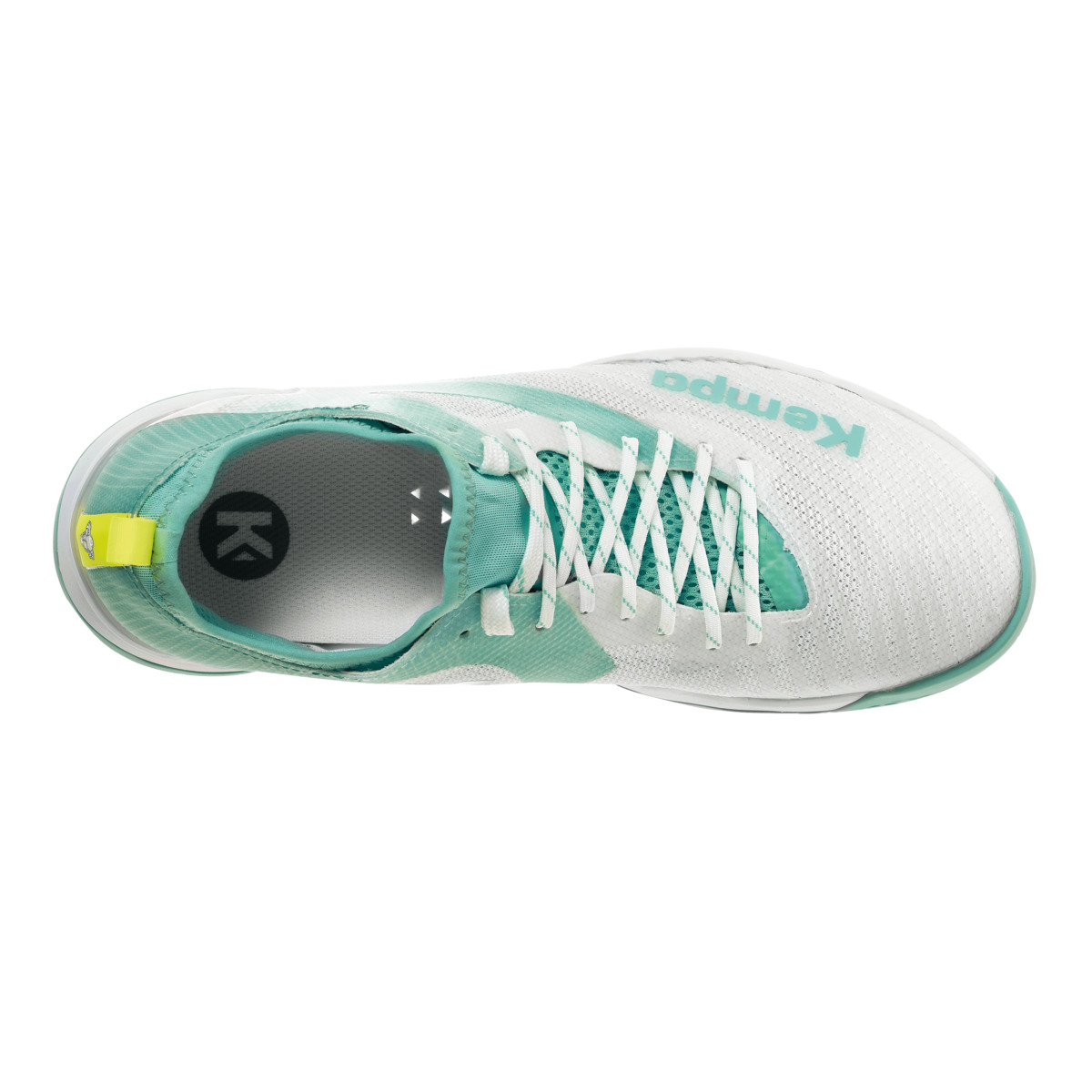 Kempa Damen Wing Lite 2.0 Handballschuh Indoorschuh weiß-türkis