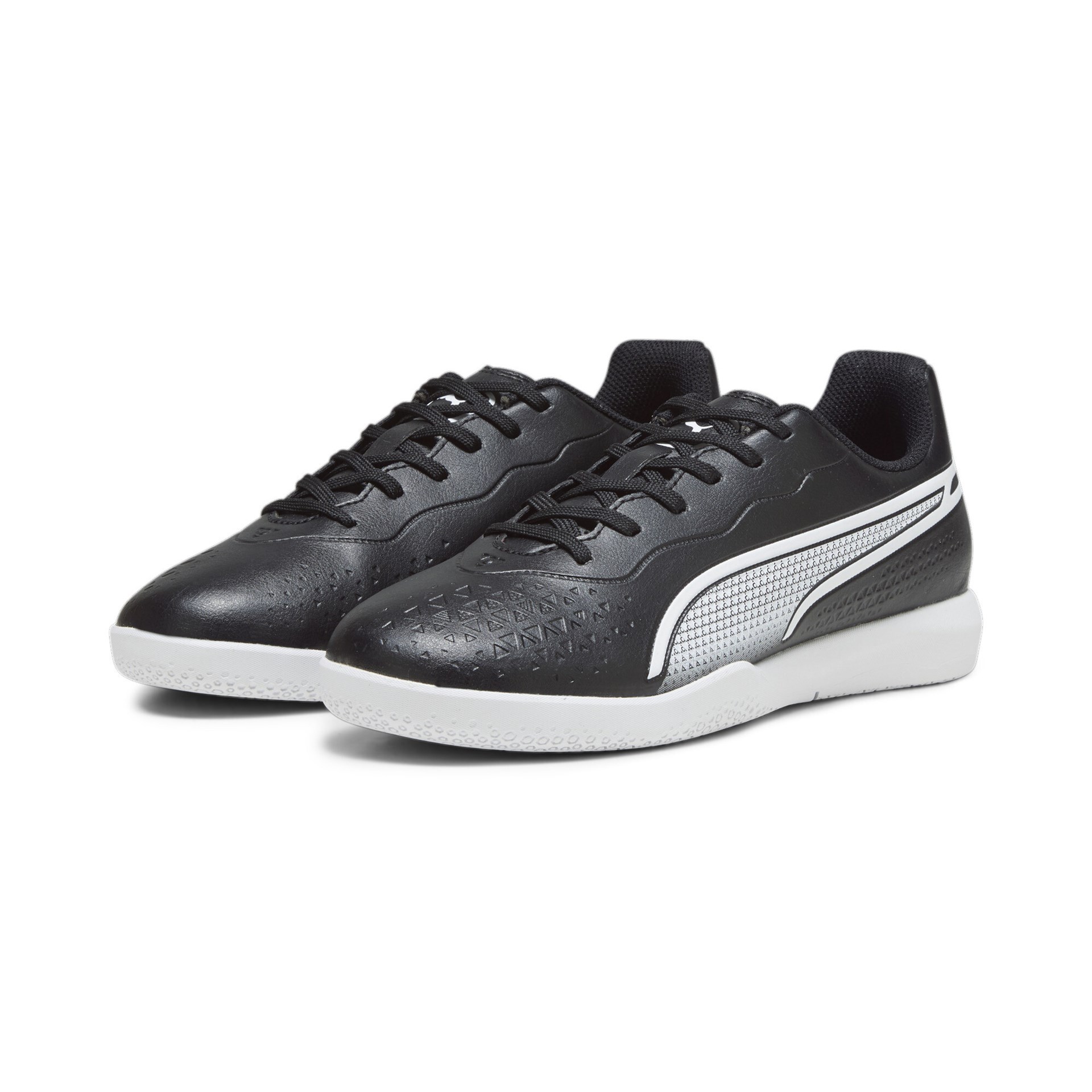 Puma Kinder King Match IT Fußballschuh Hallenschuh schwarz-weiß