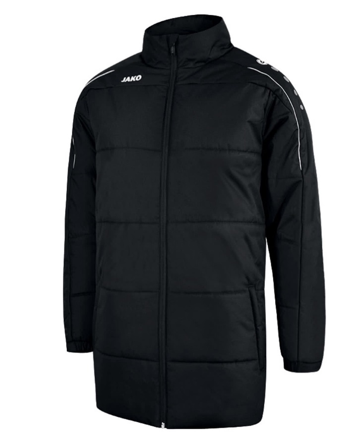 Jako Herren Coachjacke Classico Winterjacke schwarz XXL