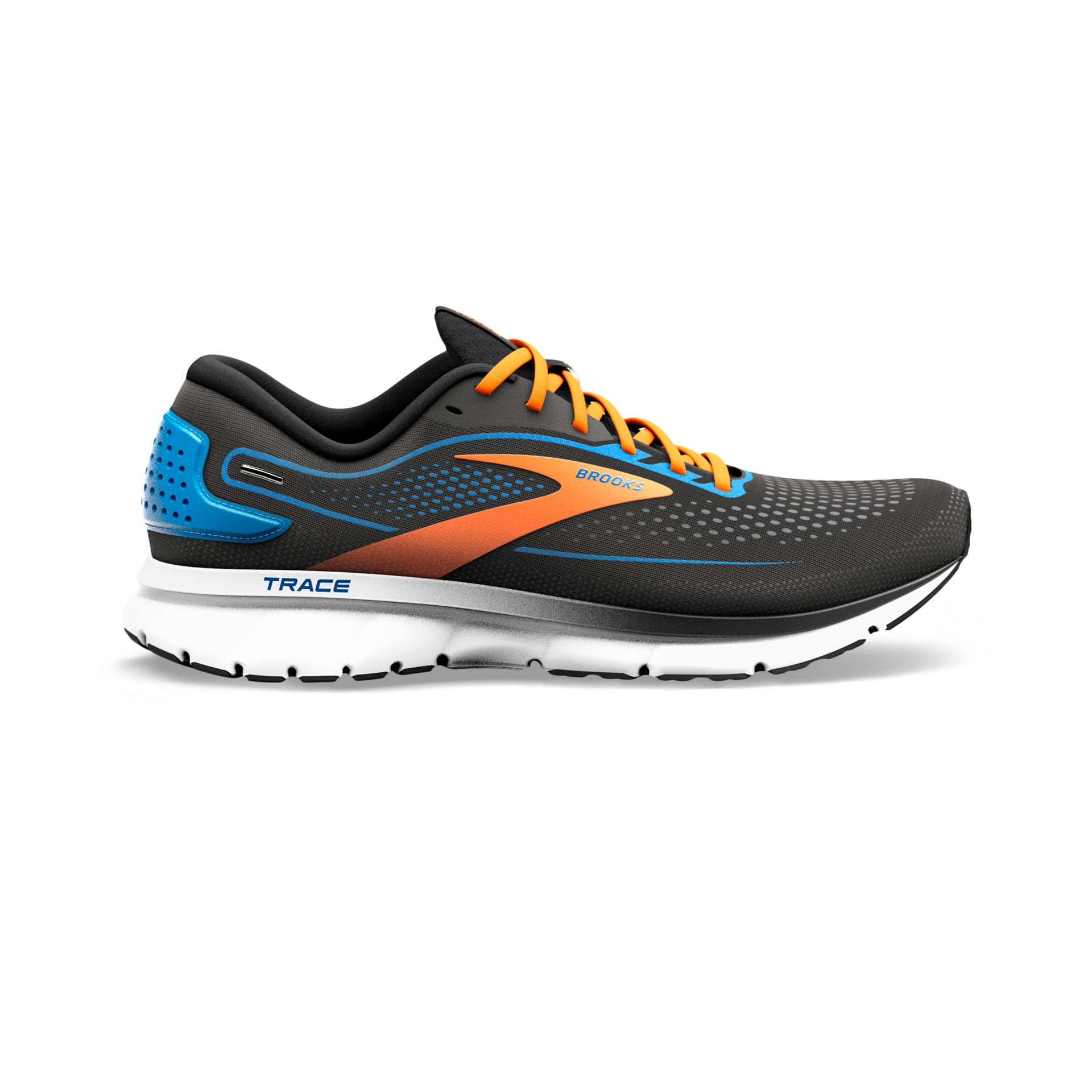 Brooks Herren Trace 2 Laufschuh schwarz-orange-blau 47.5