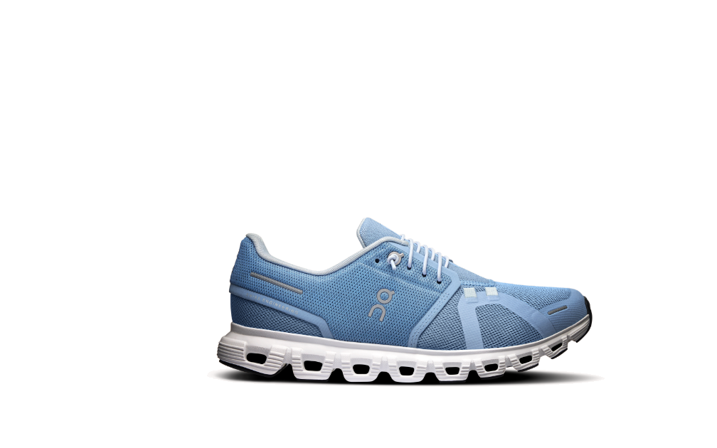 ON Damen Cloud 6 Laufschuh Freizeitschuh blau weiß 41
