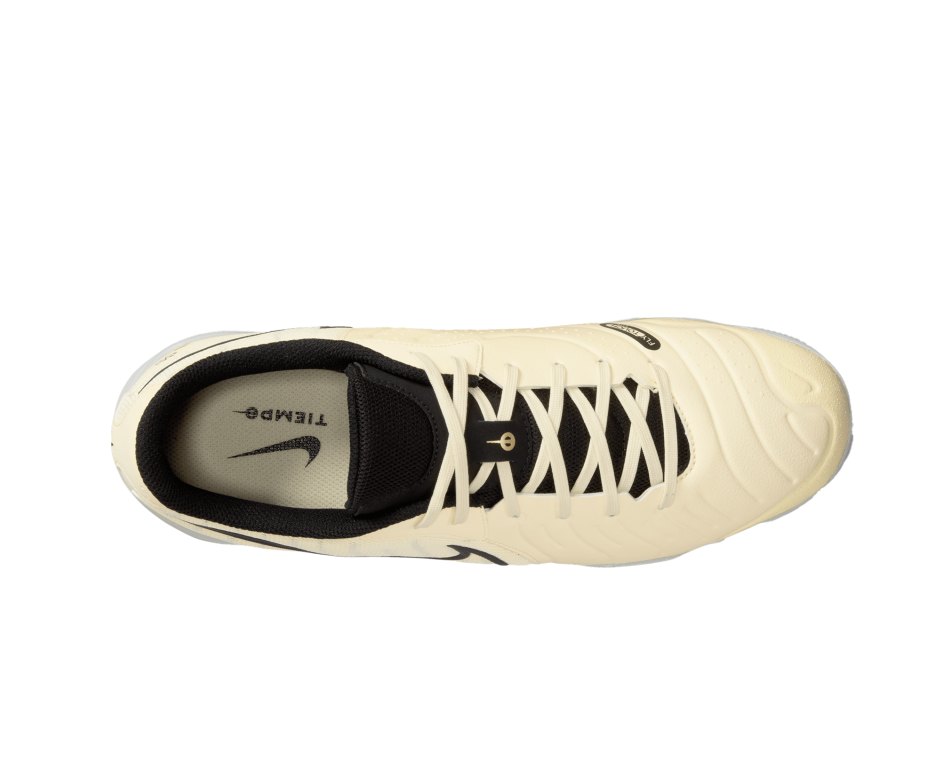 Nike Herren Tiempo Legend 10 Fußballschuh Hallenschuh beige-schwarz