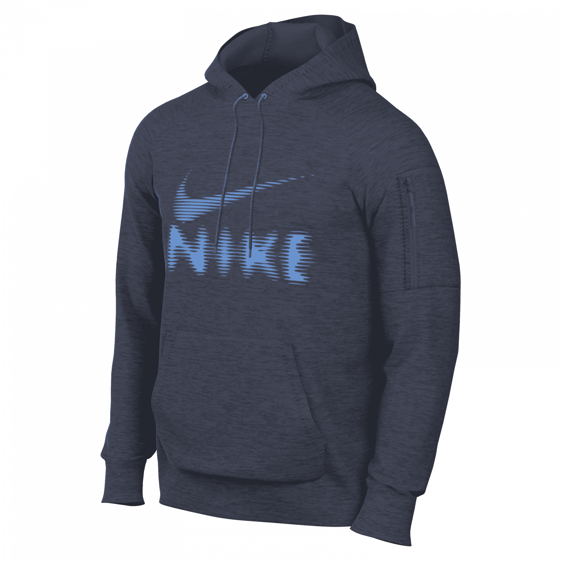 Nike Herren Therma- Fit Pullover Trainingshoodie blau