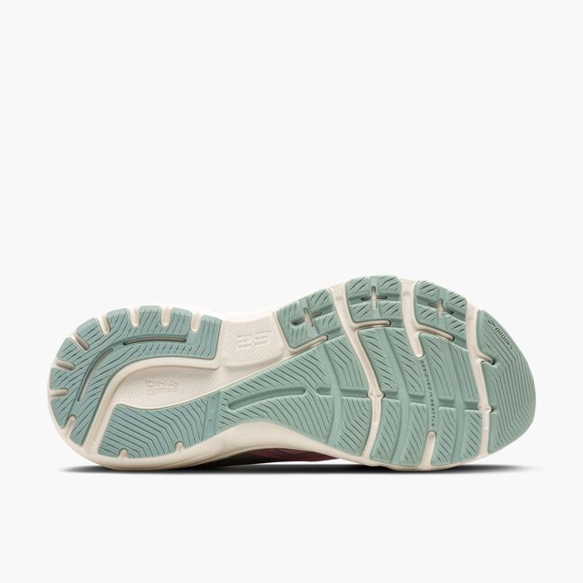 Brooks Damen Adrenaline GTS 23 Laufschuh coral-grau 40.5