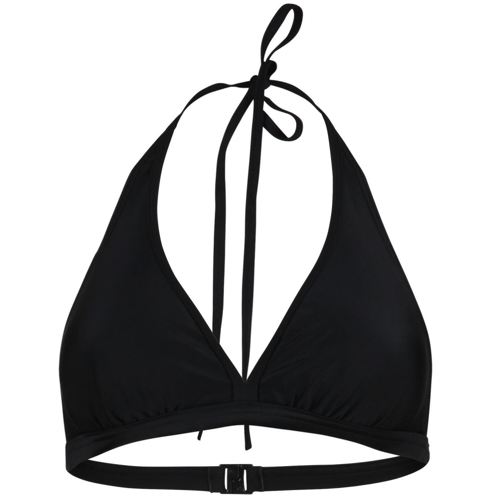 Stuf Damen Solid 1-L Neckholder Bikini Top schwarz 44