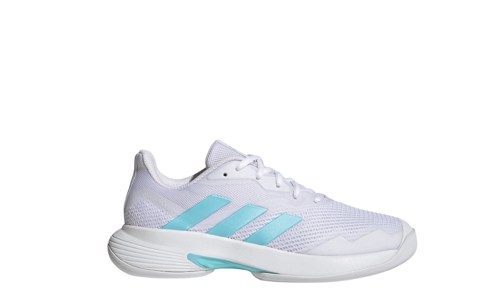 Adidas Damen CourtJam Control Carpet Tennisschuh Teppich weiß türkis