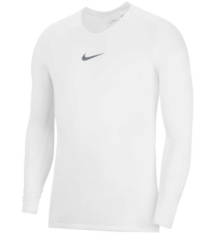 Nike Herren First Layer Funktionsshirt Langarmshirt weiß