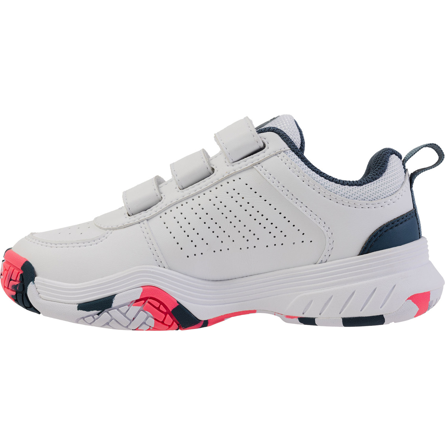 K- Swiss Kinder Court Express 2 Tennisschuh Sandplatzschuh weiß, blau, pink 34