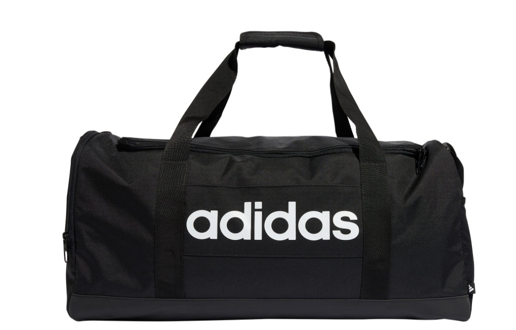 Adidas Linear Duffel Trainingstasche M schwarz weiß