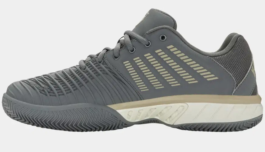 K-Swiss Herren Express Light3 Clay Tennisschuh/Sandplatzschuh anthrazit-beige 49