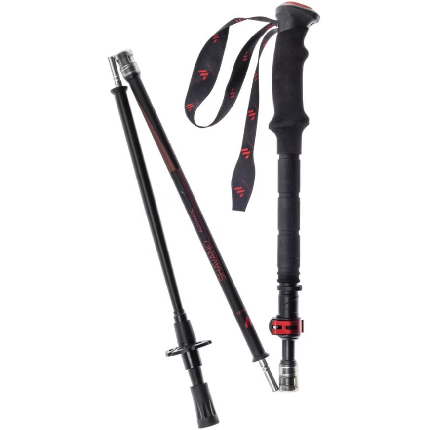 Witeblaze Shavano Automatic foldable hik zusammensteckbare Wanderstöcke/Teleskopstöcke schwarz-ror