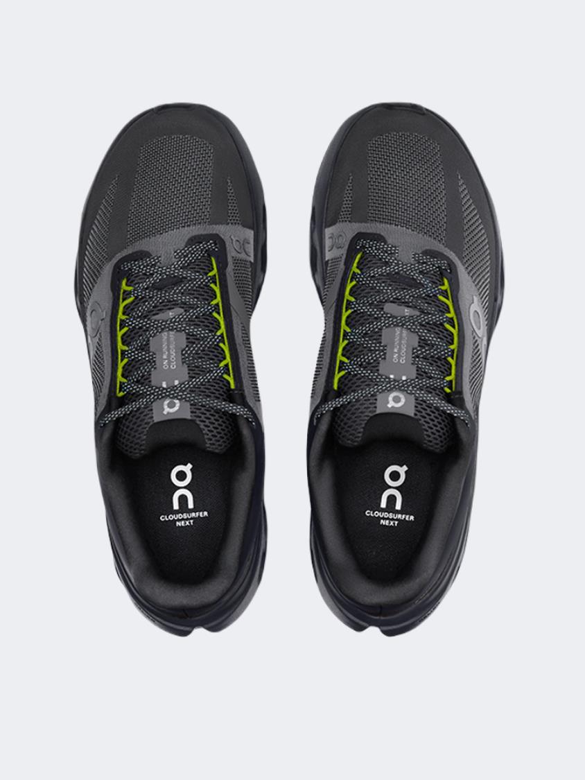 ON Damen Cloudsurfer Next Laufschuh schwarz, anthrazit, grün 42