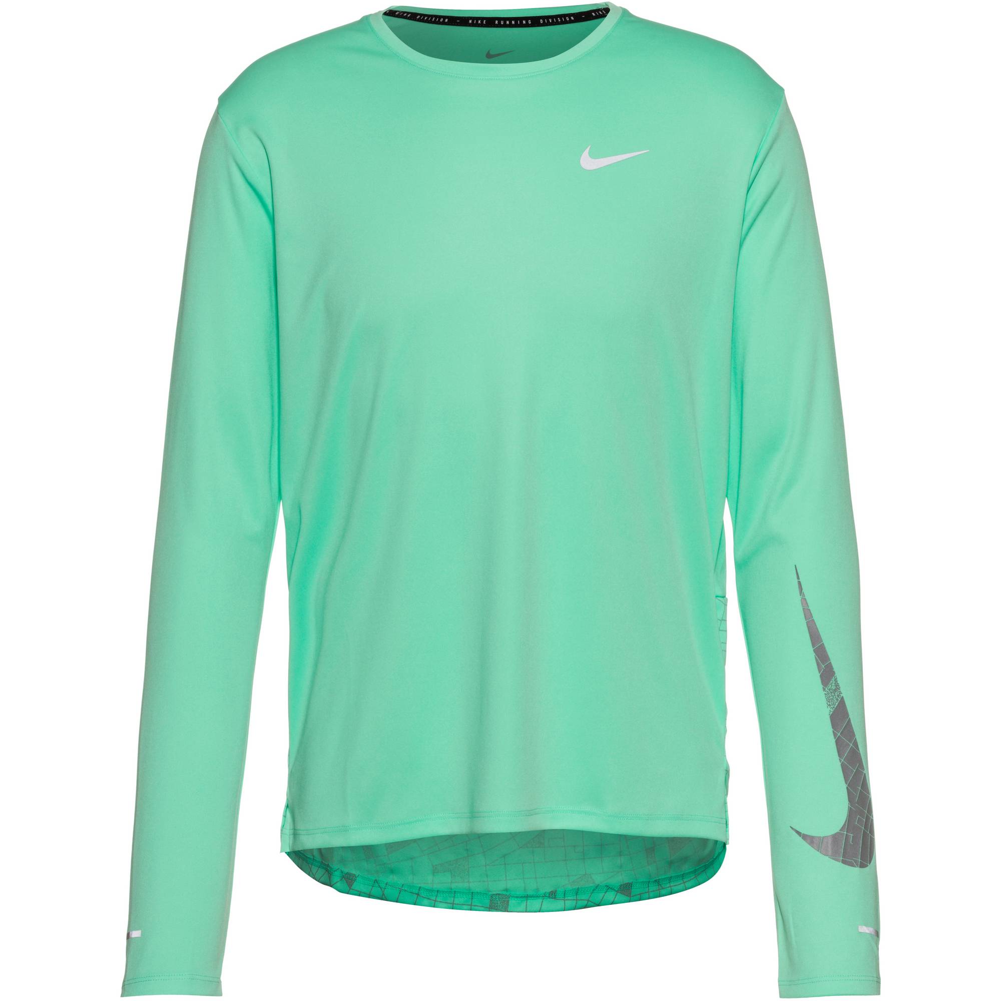 Nike Herren Miler Run Division Longsleeve Laufoberteil grün XL
