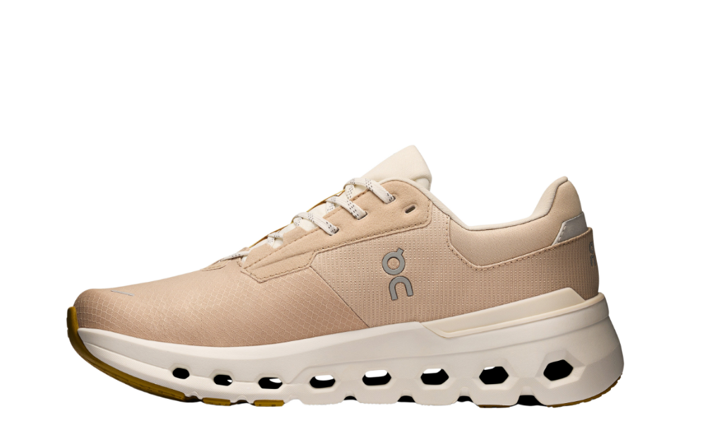 ON Damen Cloudrunner 2 Waterproof Laufschuh wasserdichter Laufschuh beige weiß 42