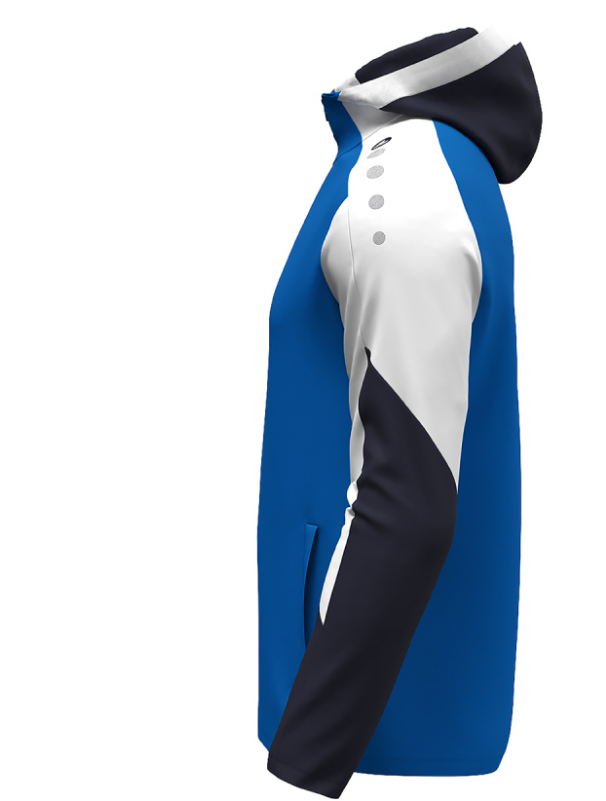 Jako Herren Dynamic Kapuzenjacke Trainingsjacke blau weiß