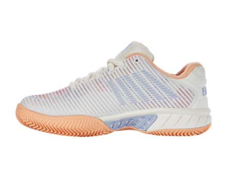 K-Swiss Damen Hypercourt Express 2 HB Tennisschuh weiß-coral-hellblau