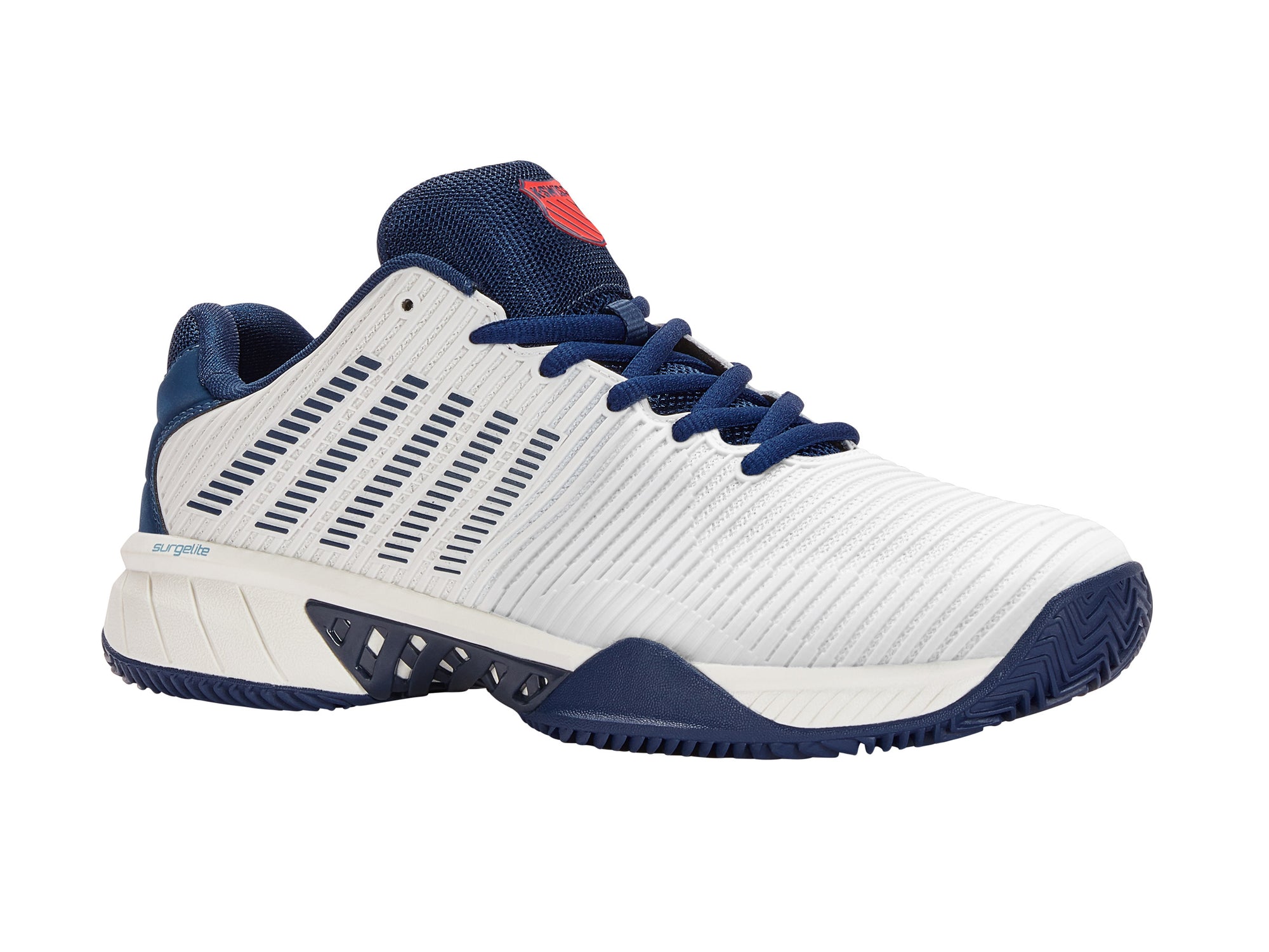 K-Swiss Herren Hypercourt Express 2 HB Sandplatz Tennisschuh weiß-dunkelblau 47