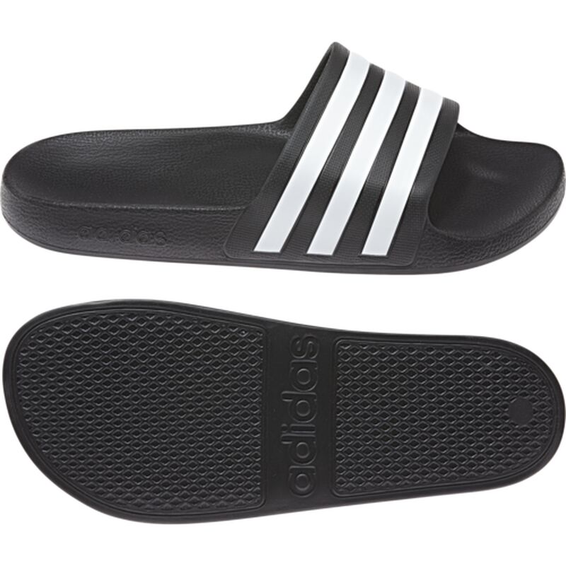 Adidas Aqua Adiletten Badelatschen schwarz-weiß 38
