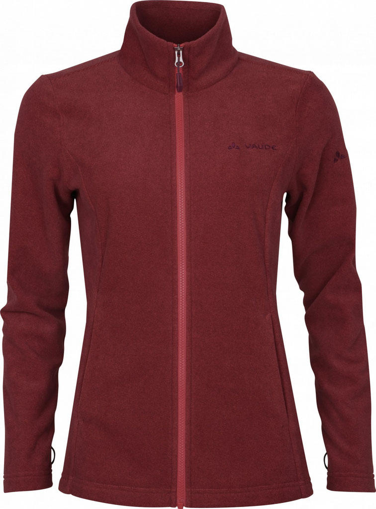 Vaude Damen Ragga Jacke Fleecejacke rot