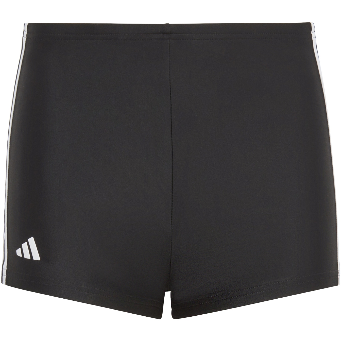 Adidas Kinder 3 Streifen Boxer Badehose Badeshort schwarz-weiß 176