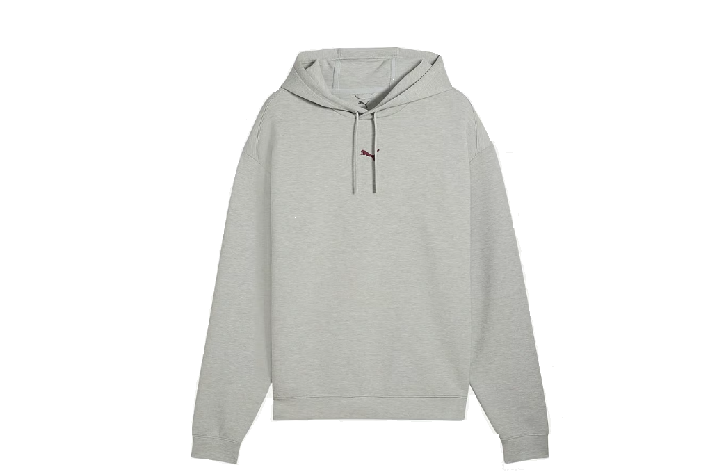 Puma Herren Cloudspun Hoodie Kapuzenpullover grau L
