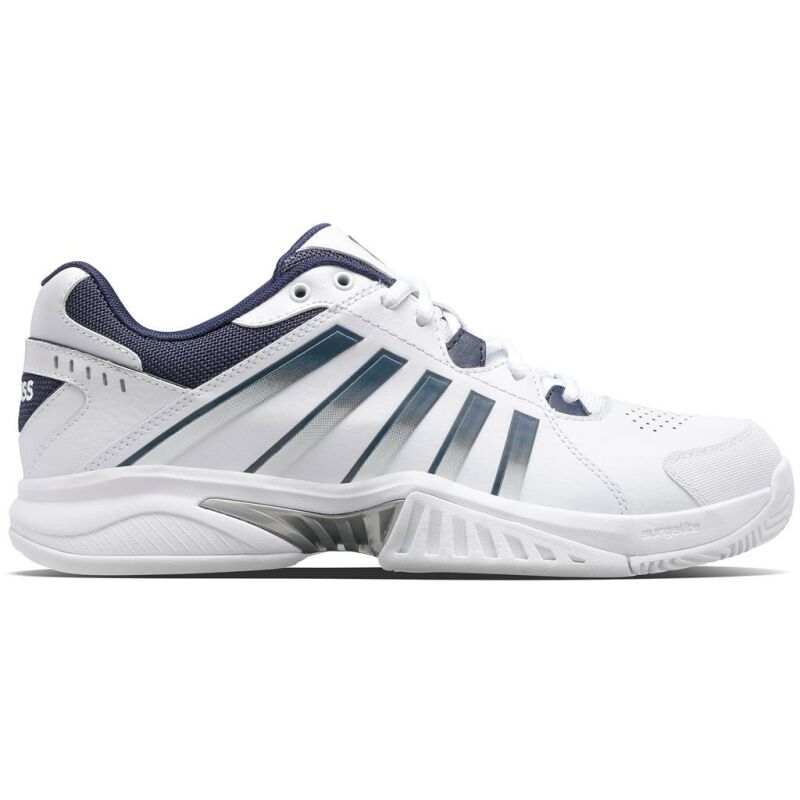 K-Swiss Herren Receiver V Carpet Tennisschuh Teppich weiß-blau Gr. 47 - UK 12