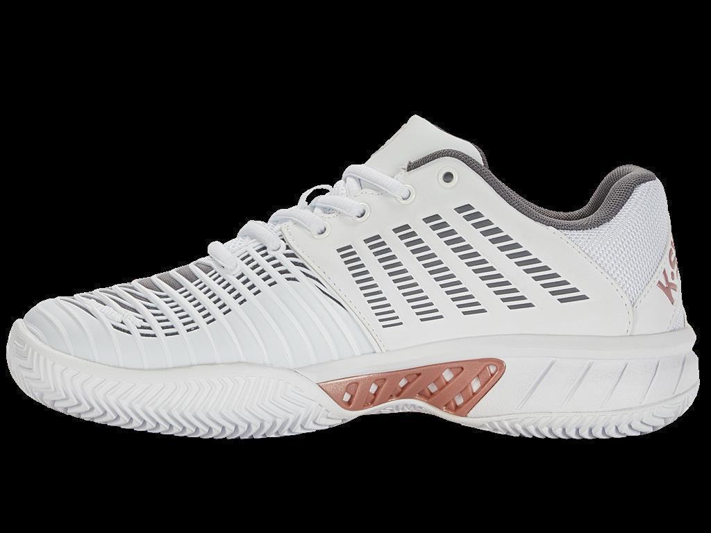 K-Swiss Damen Express Light 3 HB Sandplatz Tennisschuh grau-rosa 42