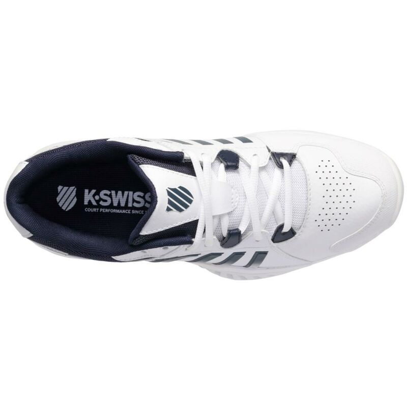 K-Swiss Herren Receiver V Carpet Tennisschuh Teppich weiß-blau Gr. 47 - UK 12