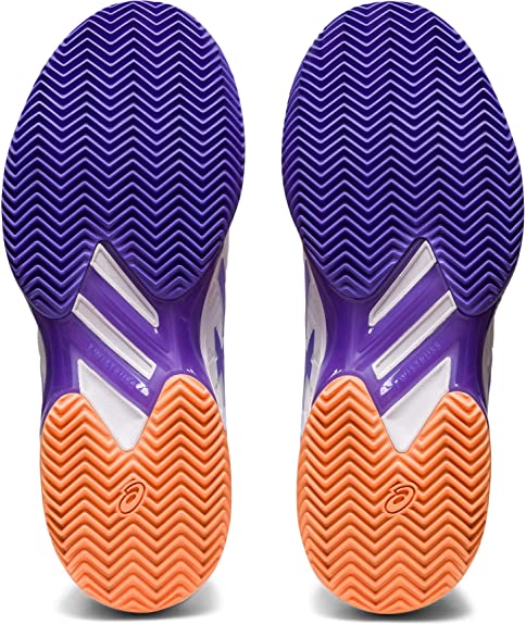 Asics Damen Solution Speed FF 2 Clay Tennisschuh weiß-lila 42