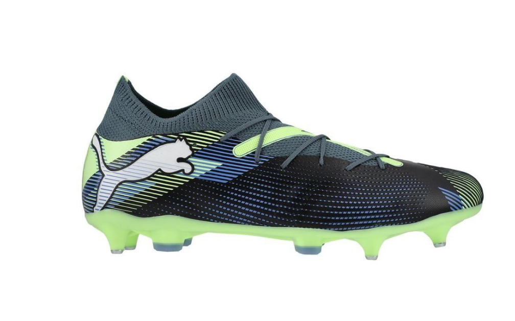 Puma Herren Future 7 Match MXSG Fußballschuh grau- blau- weiß- grün