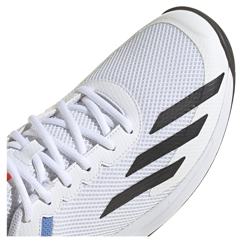 Adidas Herren Courtflash Speed Tennisschuh weiß-blau-schwarz 46