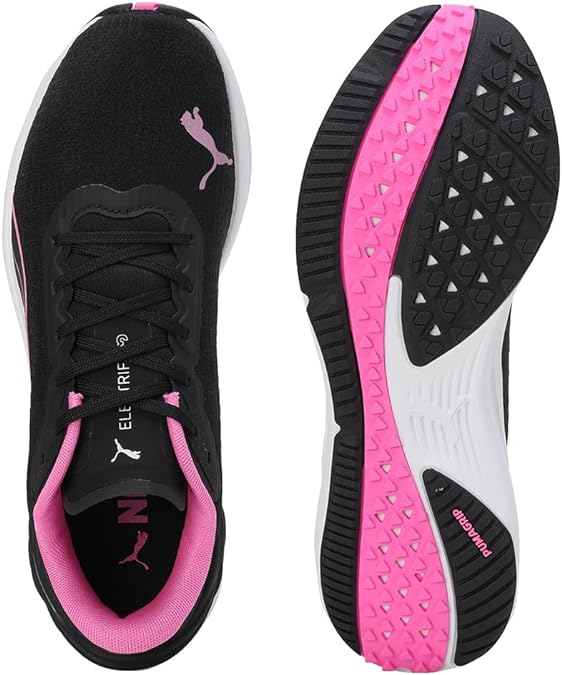 Puma Damen Electrify Nitro 3 Sneaker Laufschuh schwarz-pink-weiß