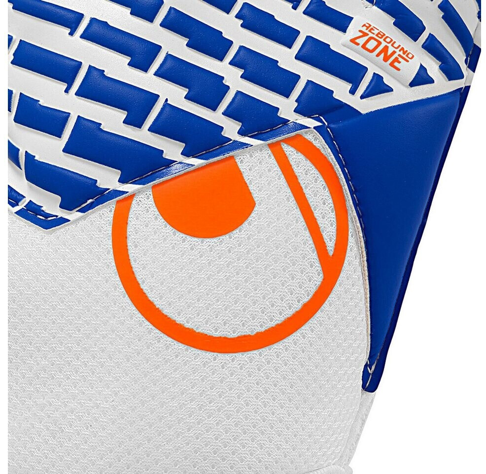 Uhlsport Torwart Handschuh FM Soft Advanced weiß-blau-orange 6,5